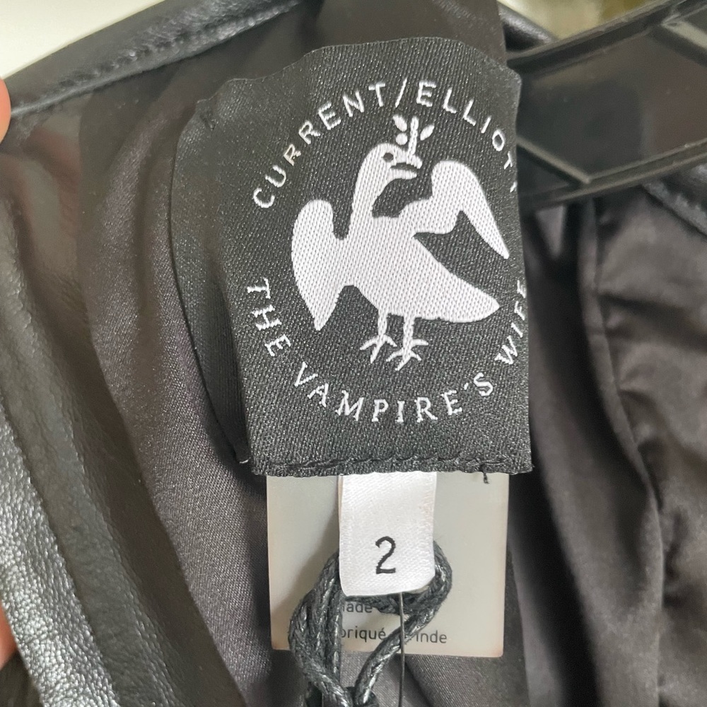 The Vampire’s Wife x Current/Elliot leather dress NWT - Picture 6 of 8